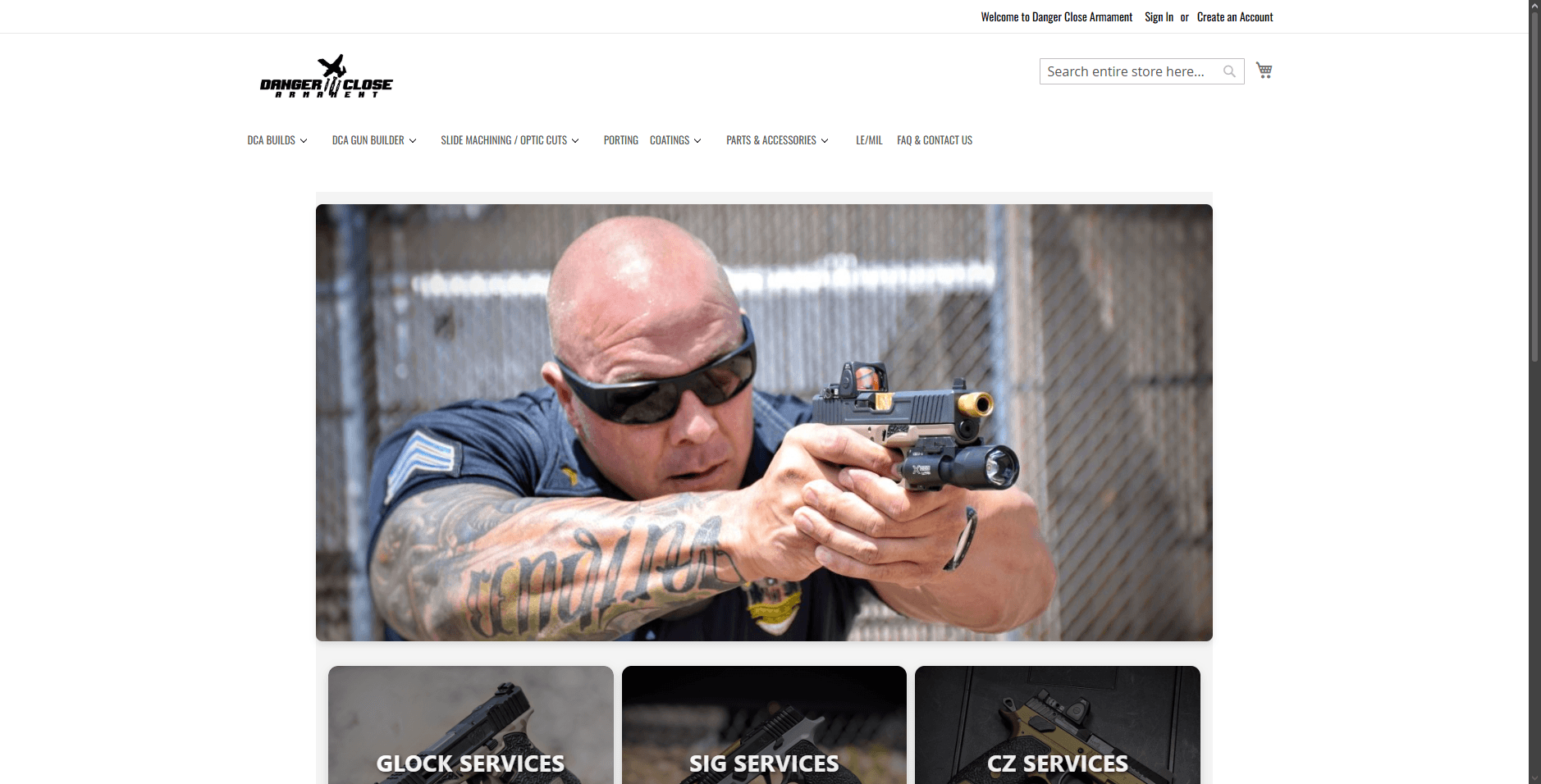 Danger Close Armament